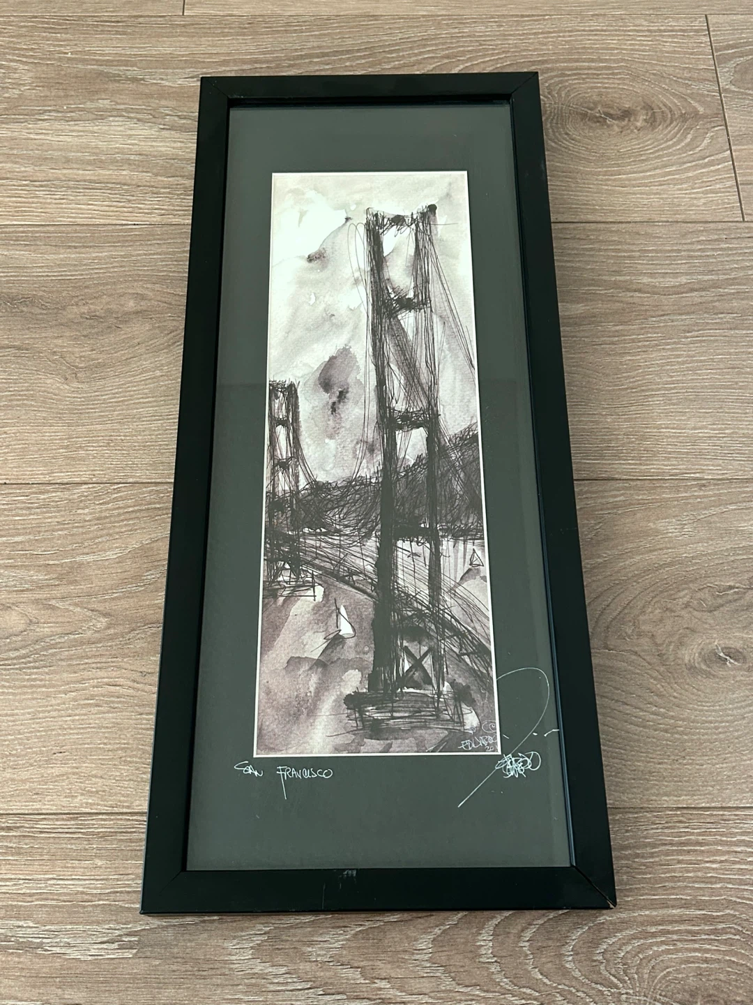 Signed Eduardo Guzman San Francisco Art Print 🏆