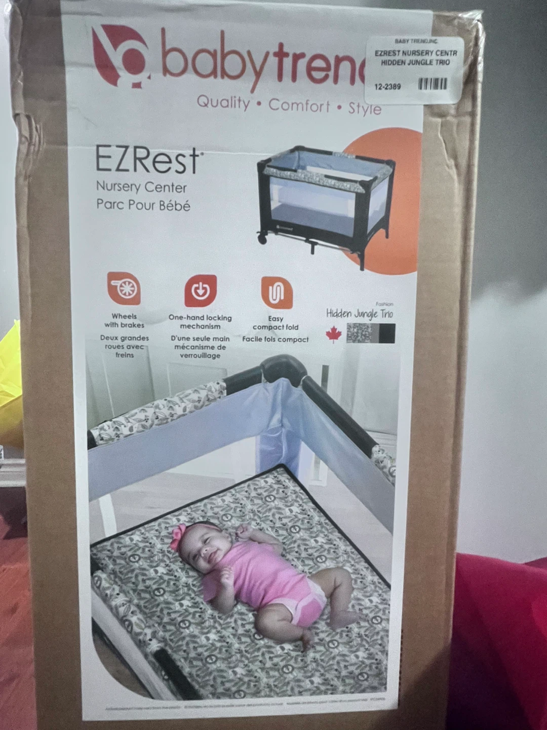 Baby Trend EZRest Nursery Center - Hidden Jungle Trio - photo 2