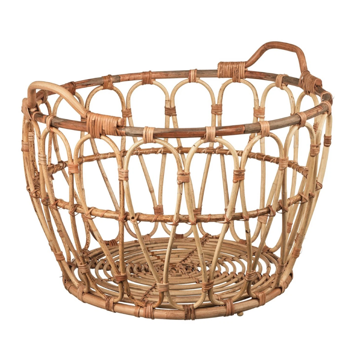 Rattan Basket with Handles