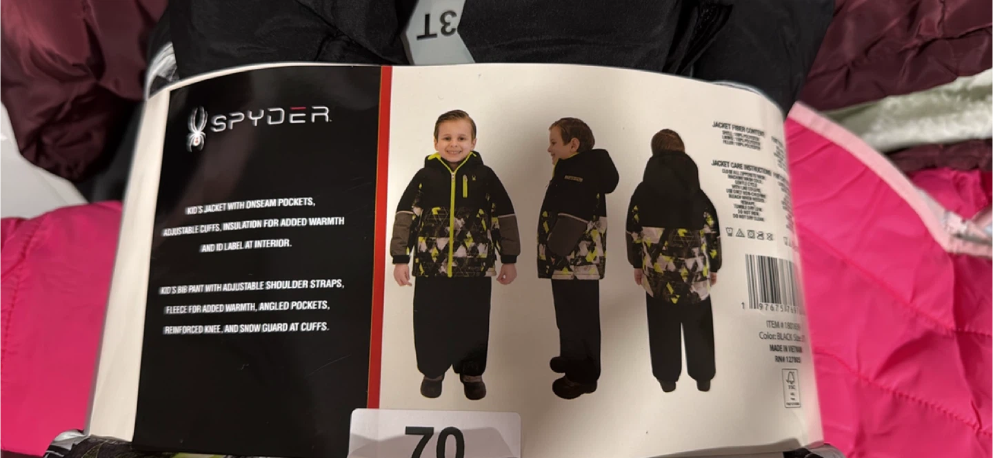 New 3T Spyder 2 Piece Snowsuit Jacket and Bib Pant - photo 2