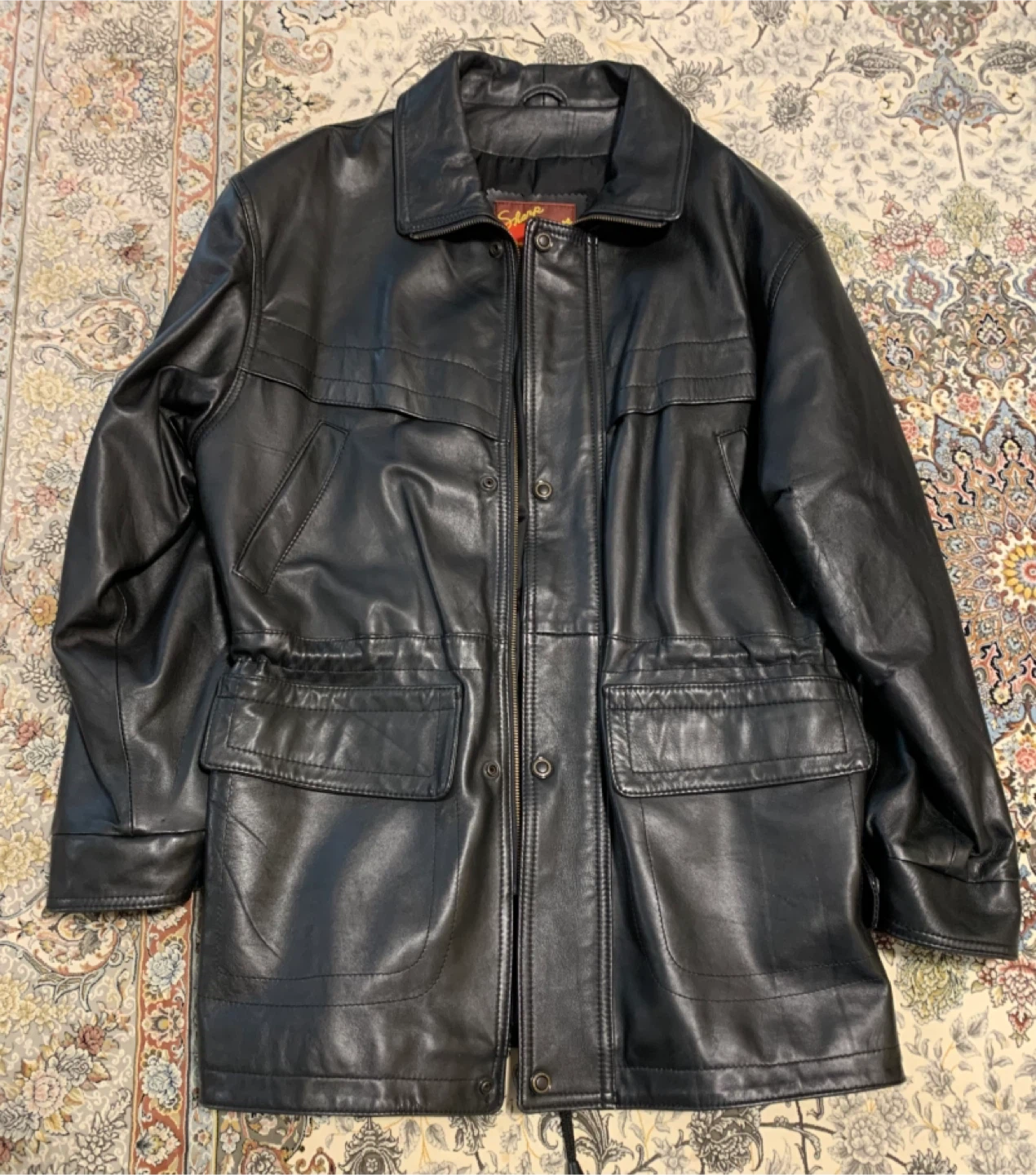 Black Leather Jacket - Sharp Fashion