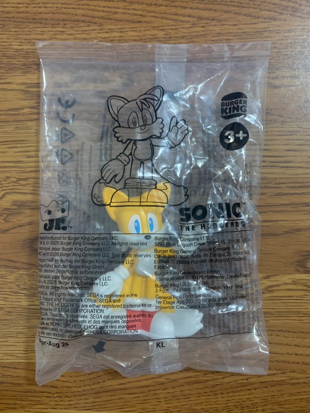 Burger King - Sonic The Hedgehog King Jr. Toy (Tails) - photo 2