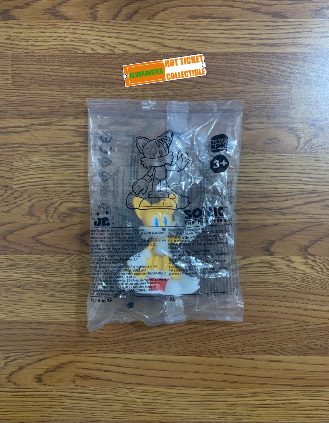 Burger King - Sonic The Hedgehog King Jr. Toy (Tails)