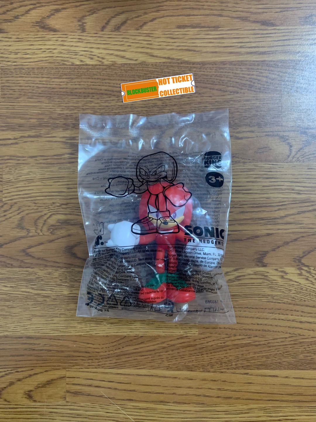 Burger King - Sonic The Hedgehog King Jr. Toy (Knuckles)