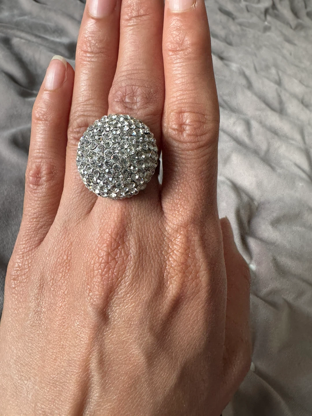 Sparkly Dome Ring - photo 2