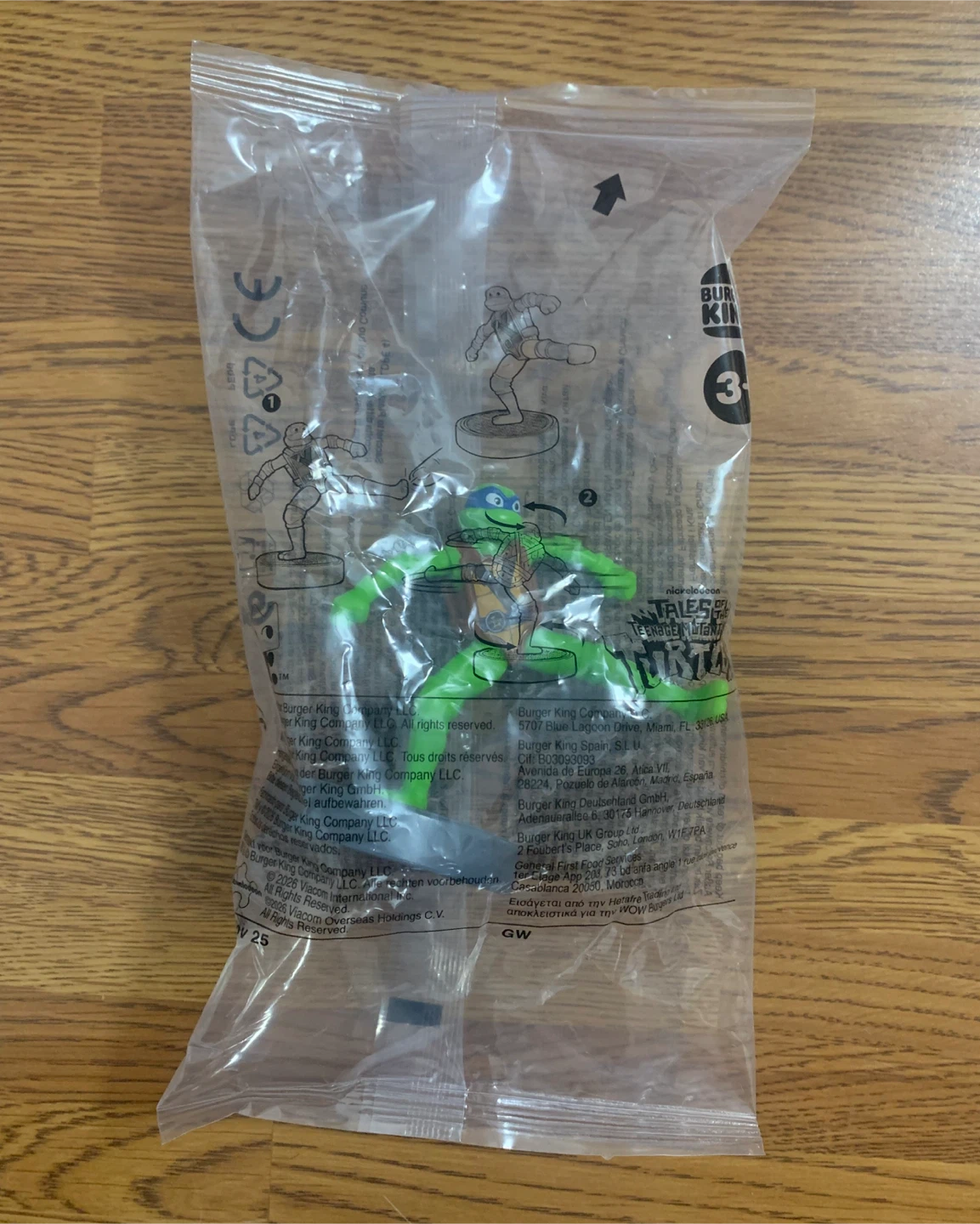 Burger King - Tales of the TMNT King Jr. Toy (Leonardo) - photo 2