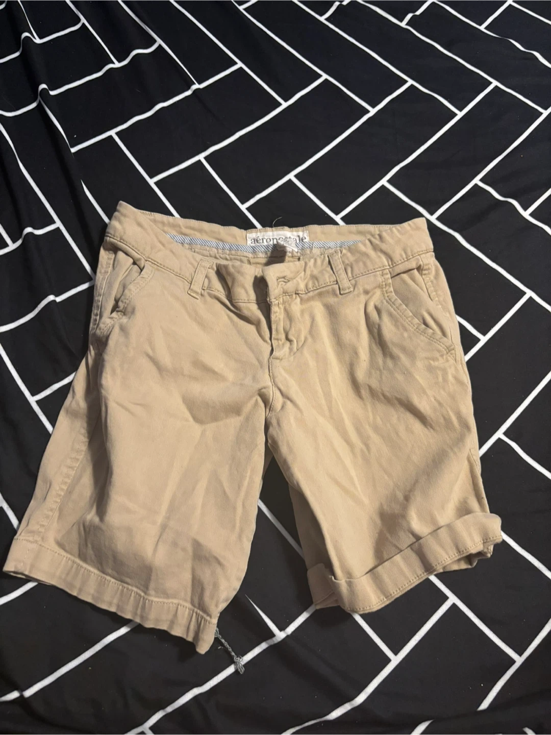 Aéropostale Khaki Stretch Shorts