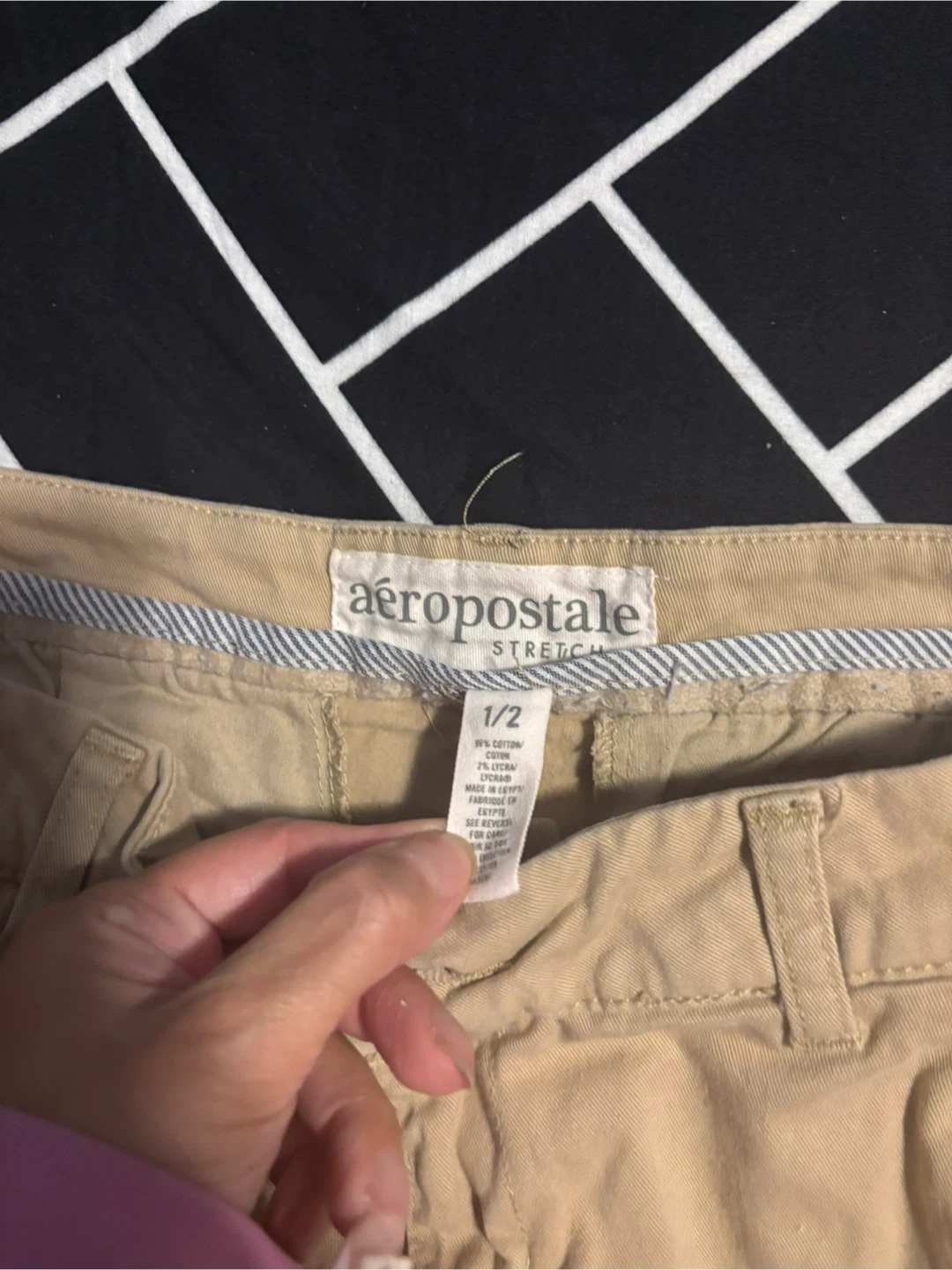 Aéropostale Khaki Stretch Shorts - photo 2