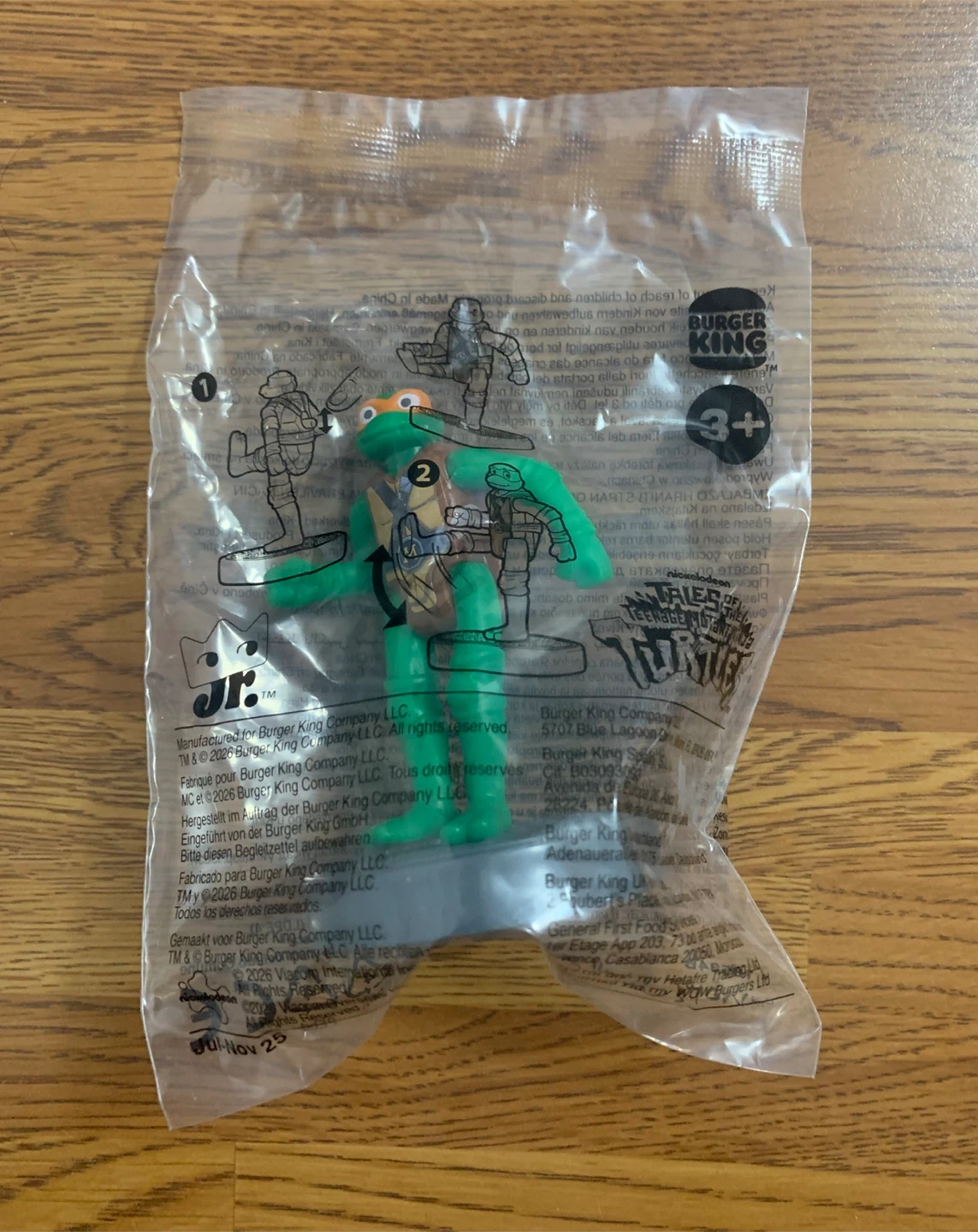 Burger King - Tales of the TMNT King Jr. Toy (Michelangelo) - photo 2