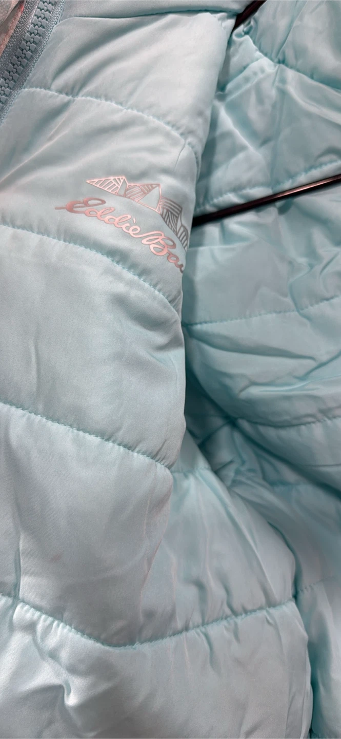 NEw Eddie Bauer Girls XL Dusty Pink Geometric Winter Jacket - photo 2