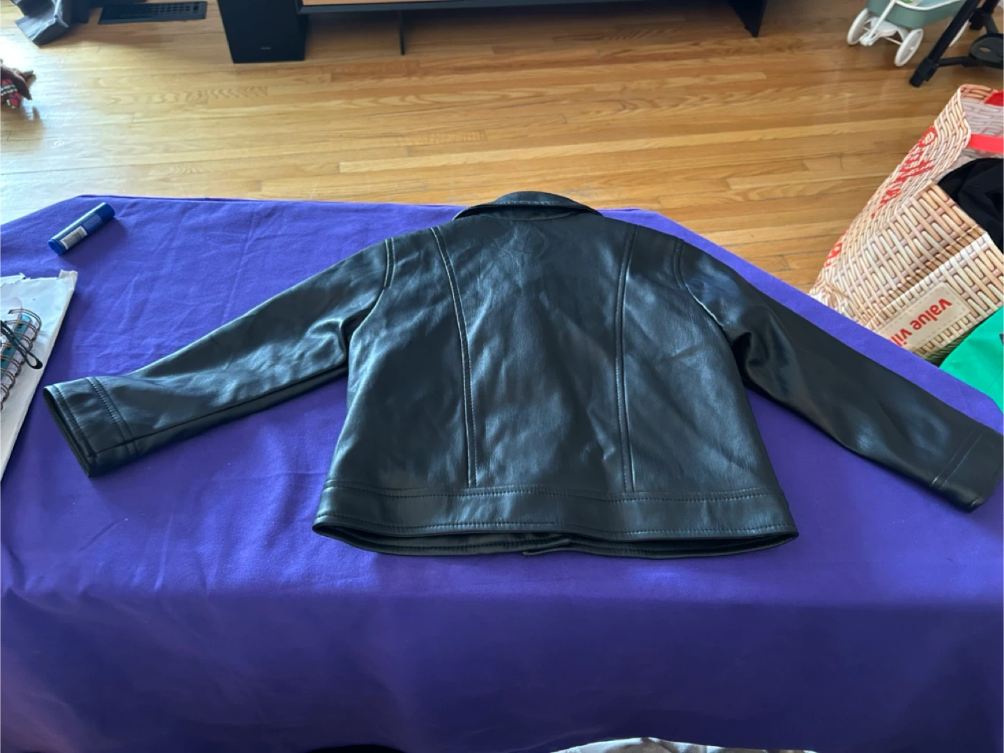 Zara Faux Leather Moto Jacket - photo 4