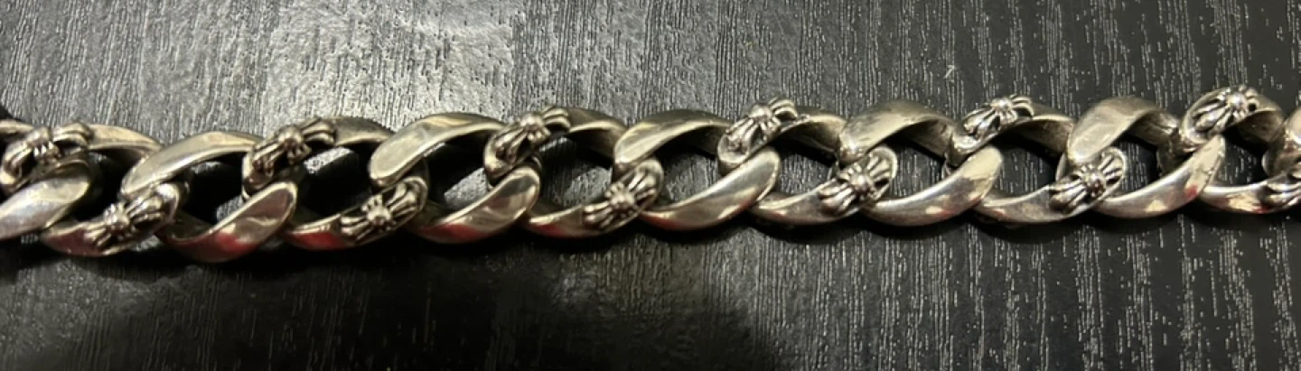 Chrome Hearts Sterling 925 Silver Bracelet - photo 3