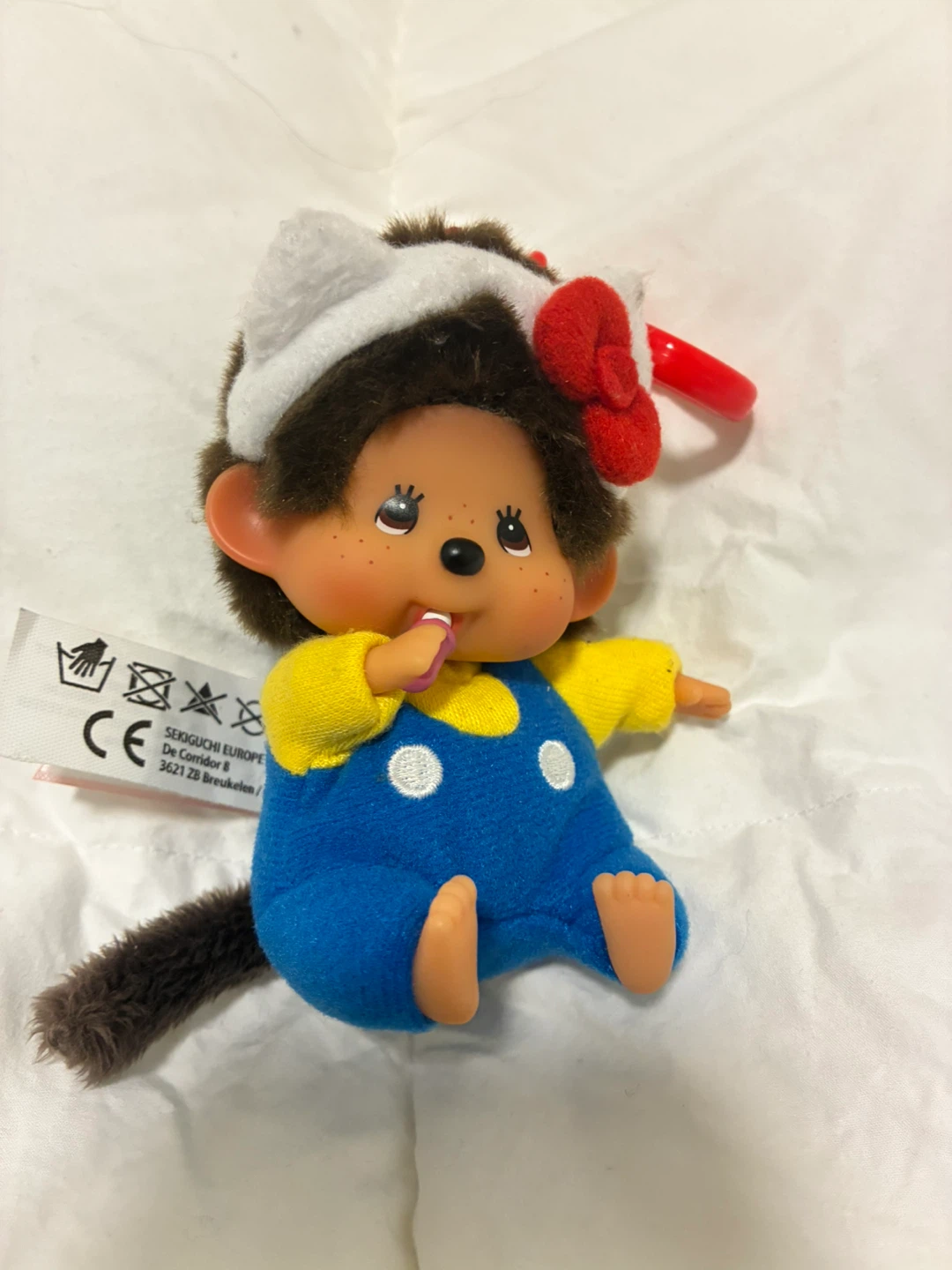 Monchhichi x Hello Kitty Plush Keychain