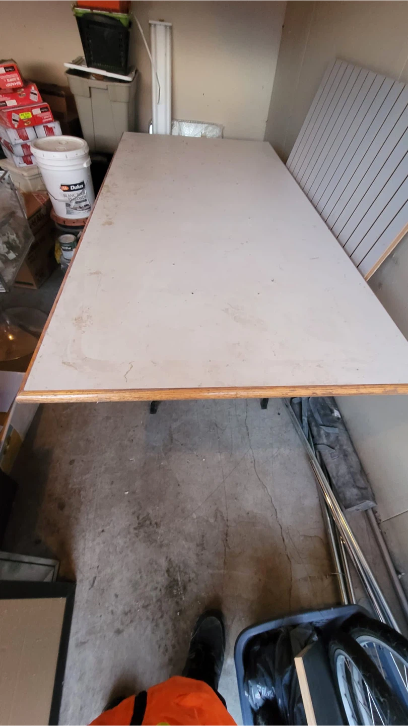 Free Large Table 7.2 ft by 3.3 ft needs to go by 22 march