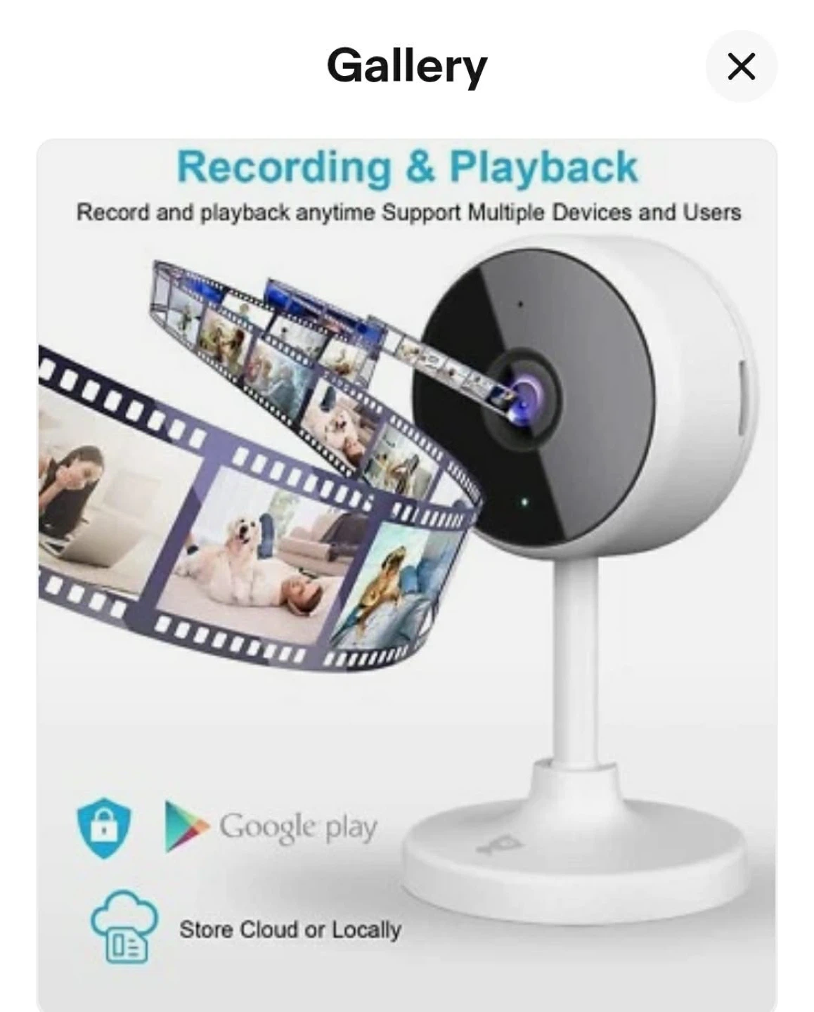 Littlelf Smart Home Camera - Wireless Wifi Security Camera - photo 5