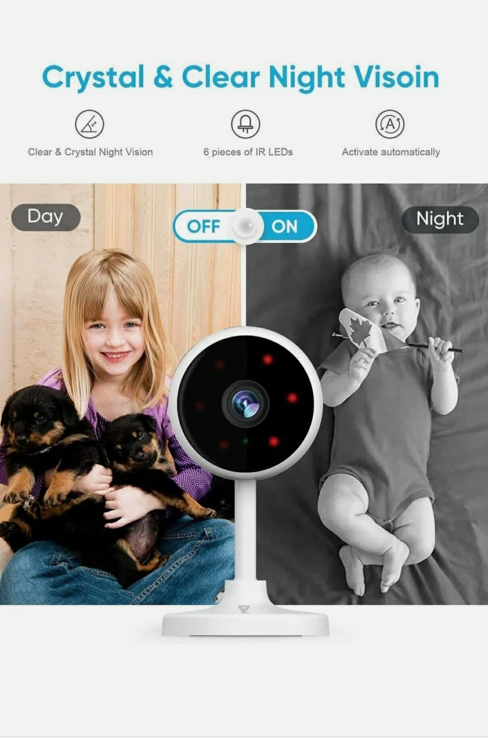 Littlelf Smart Home Camera - Wireless Wifi Security Camera - photo 2