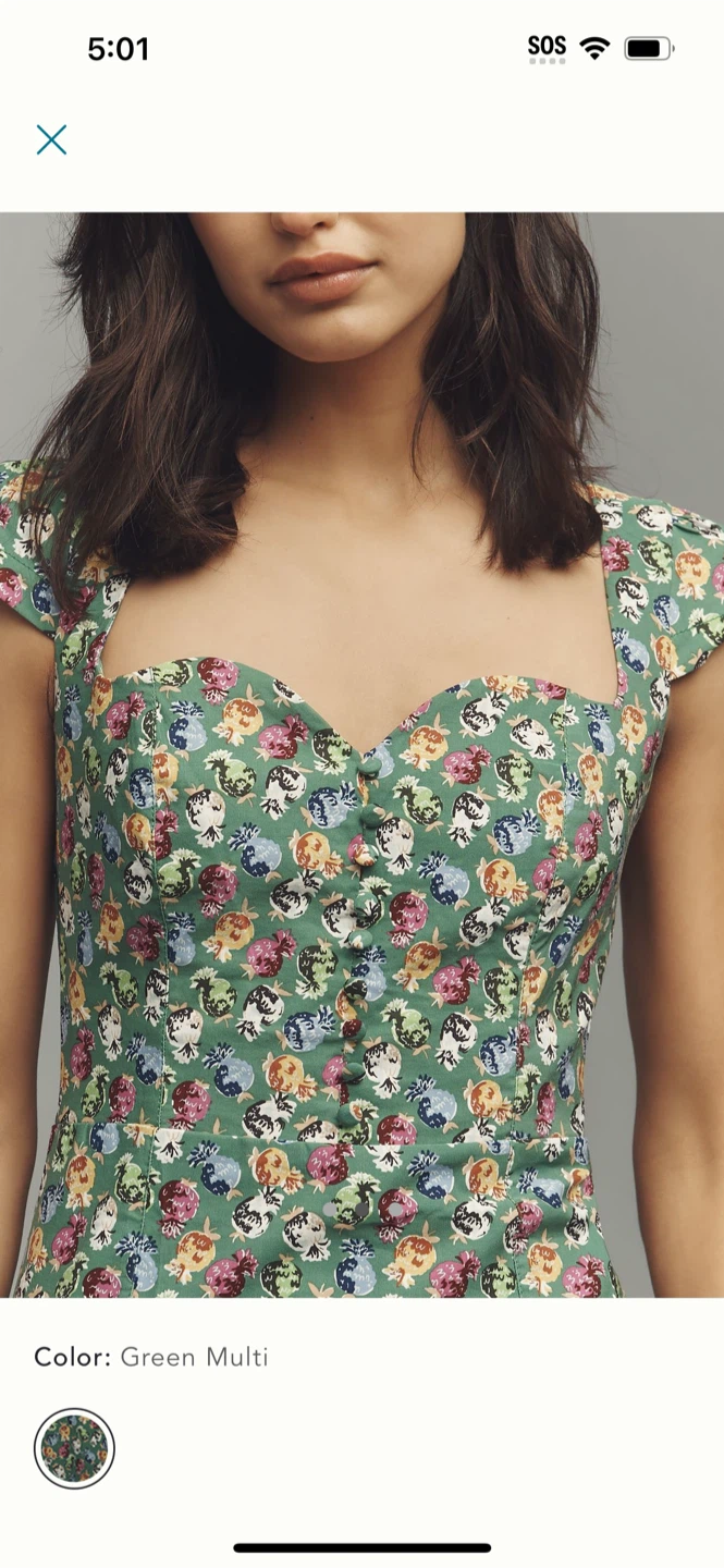 BNWT Anthropologie Maeve Dress XS Petite - photo 2