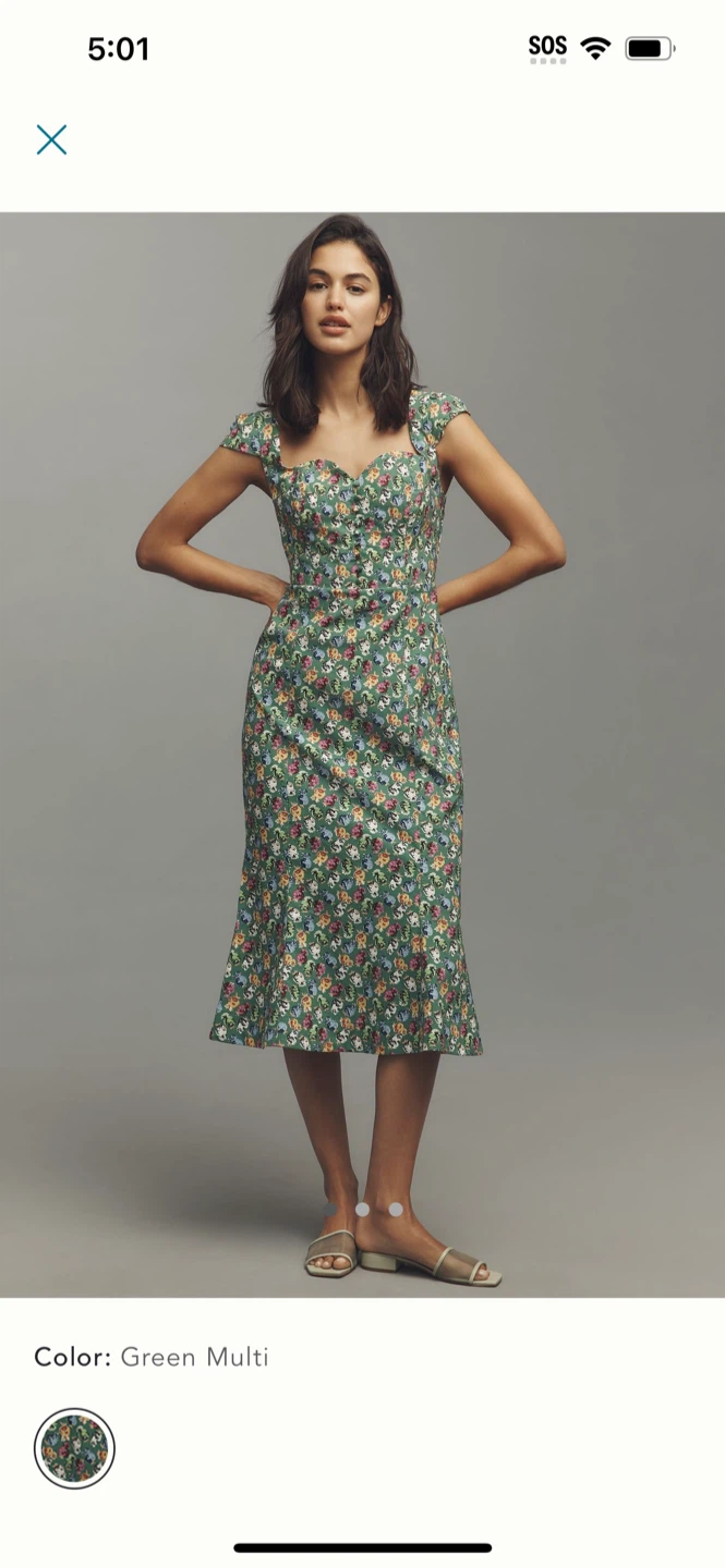 BNWT Anthropologie Maeve Dress XS Petite