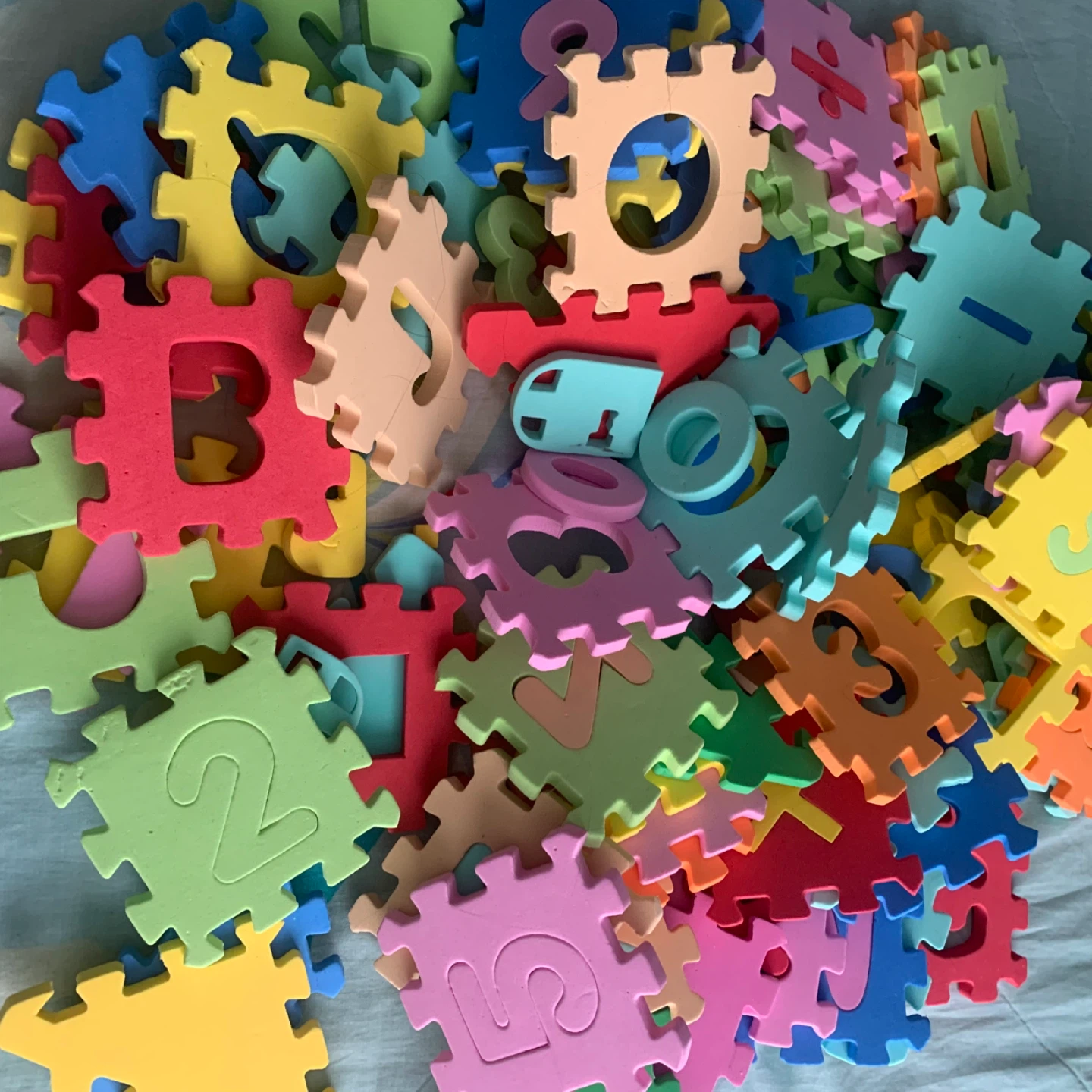 EVA Foam Alphabet and Number Puzzle Mat