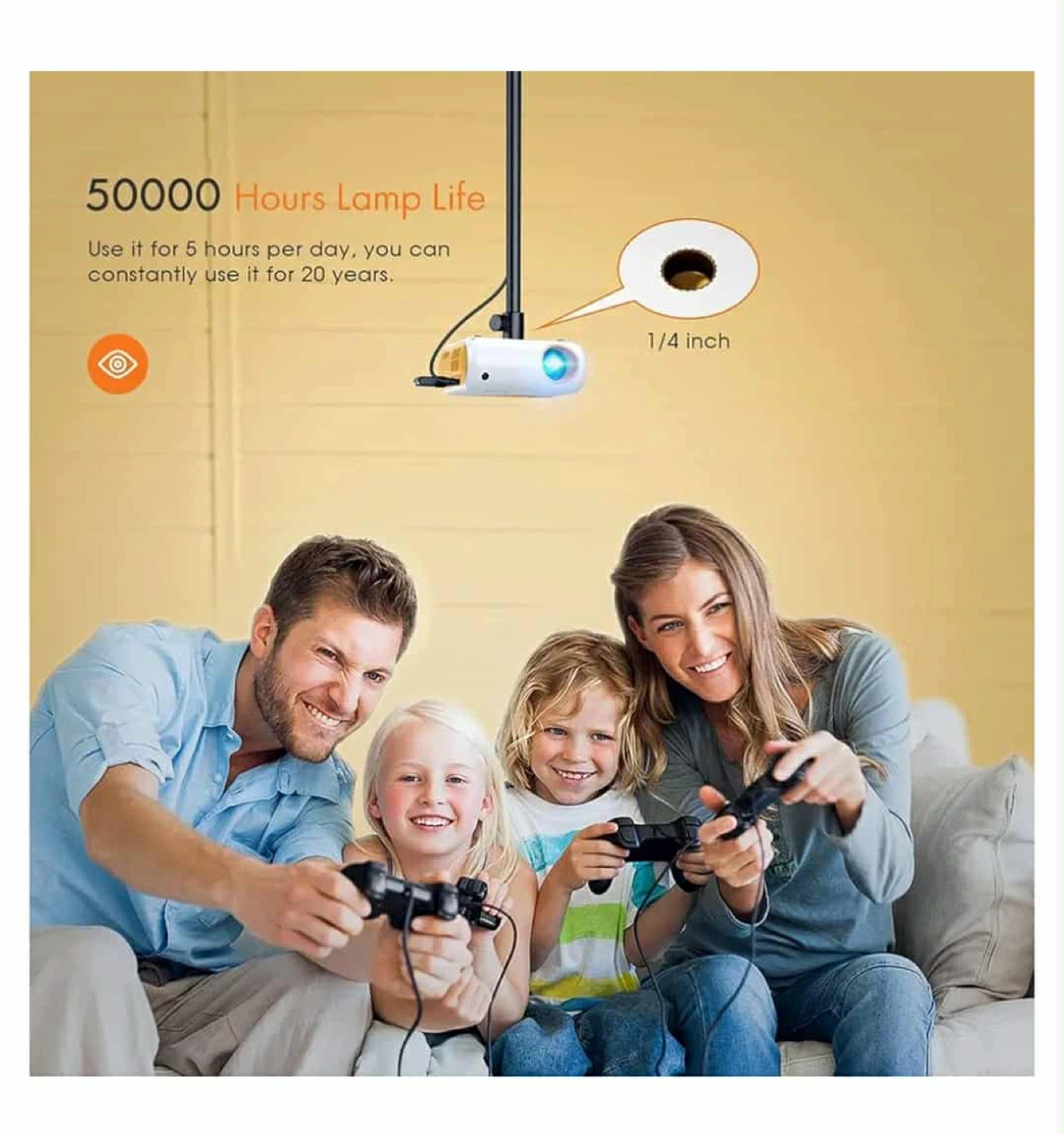 AuKing Mini Projector - photo 3