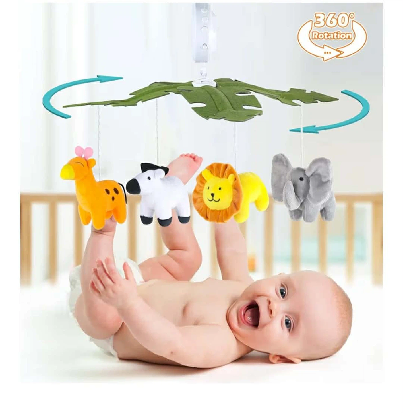 Baby Crib Mobile with 100+ Songs and Remote Control - photo 3