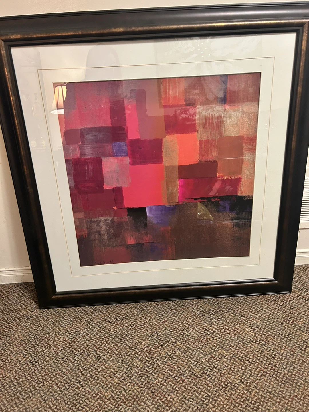 Framed Abstract Art Print - photo 2