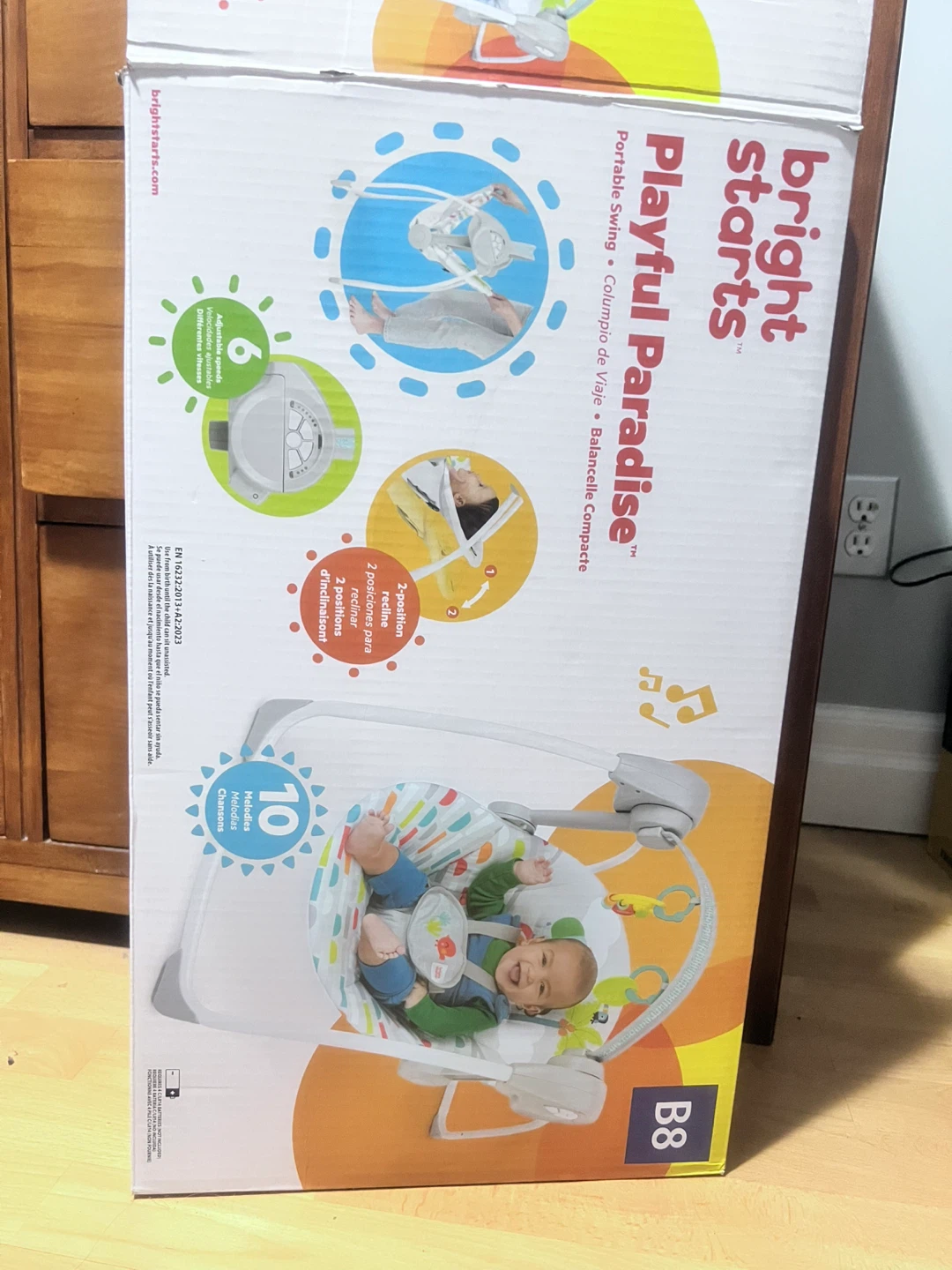 Bright Starts Playful Paradise Portable Swing