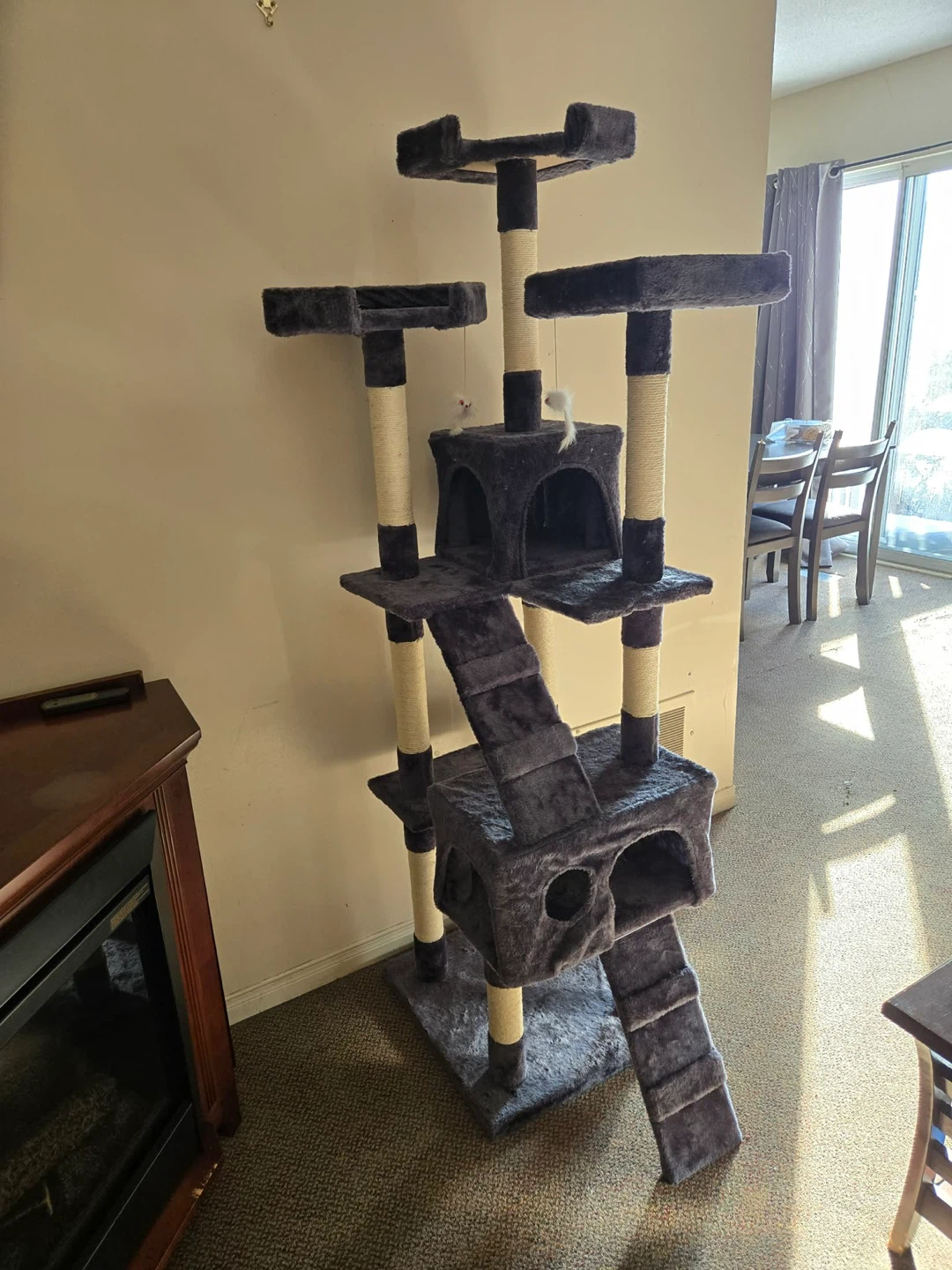 Multi-Level Cat Tree Condo with Scratching Posts - photo 2