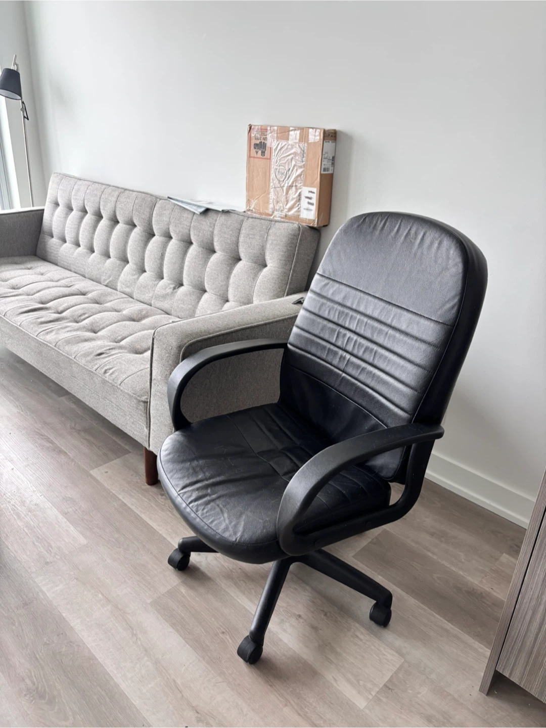 Black Leather Office Chair