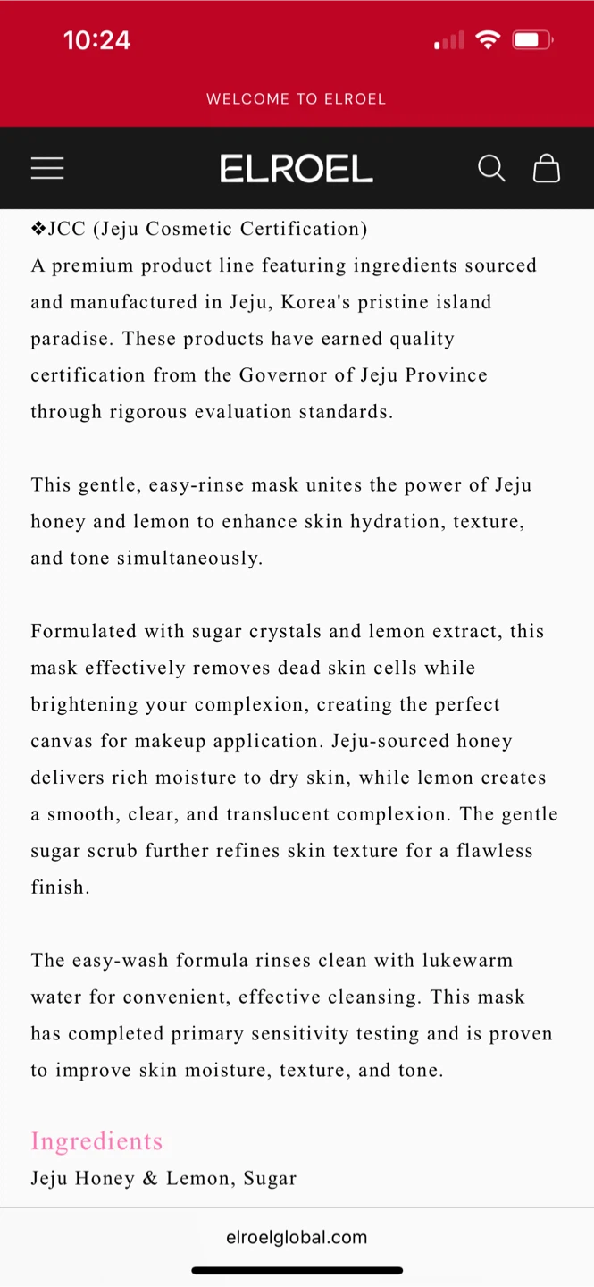 ELROEL HONEY LEMON MASK - photo 2