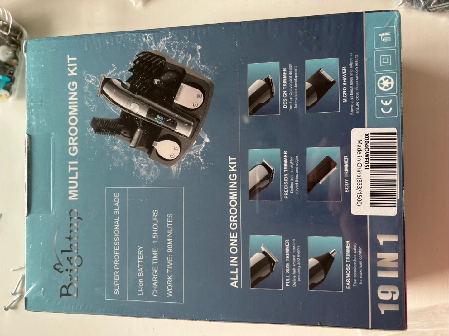 Brightup 19-in-1 Rechargeable Grooming Kit - photo 2