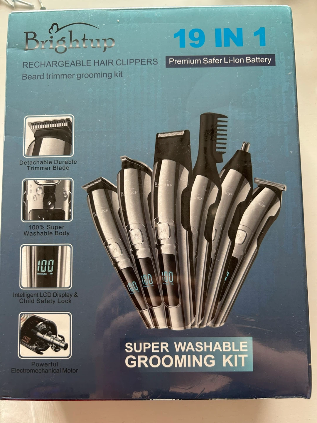 Brightup 19-in-1 Rechargeable Grooming Kit