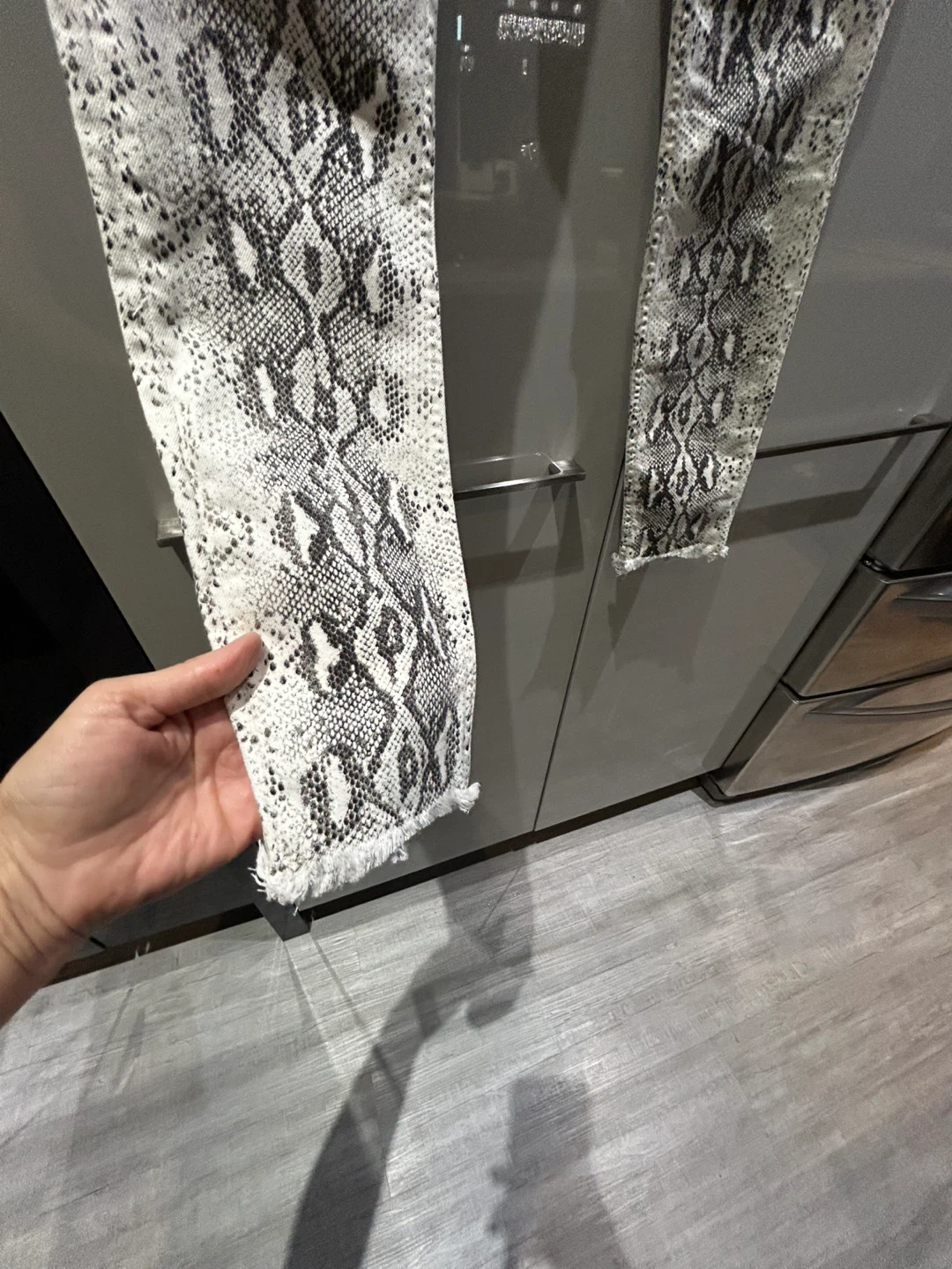 Zara Woman Premium Denim Snake Print - photo 5