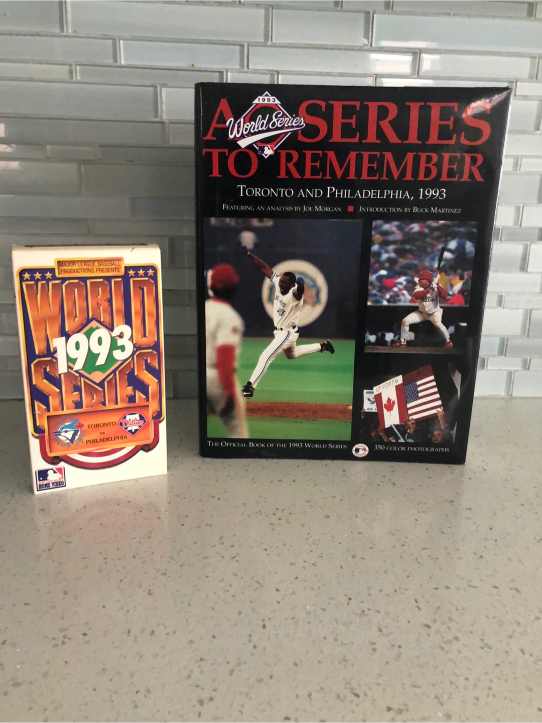 1993 World Series Memorabilia: Book and Home Video