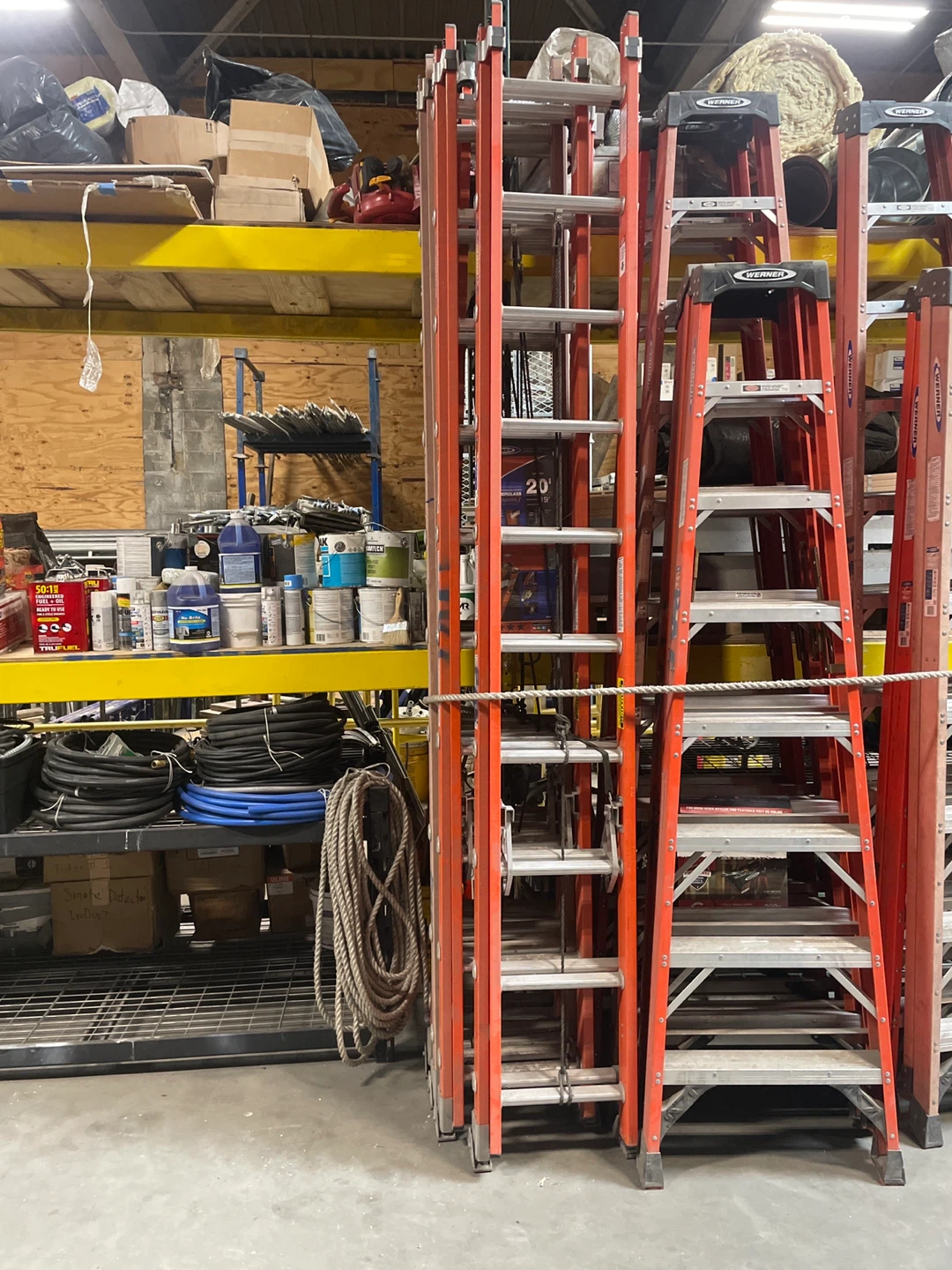 Werner fiberglass Ladders
