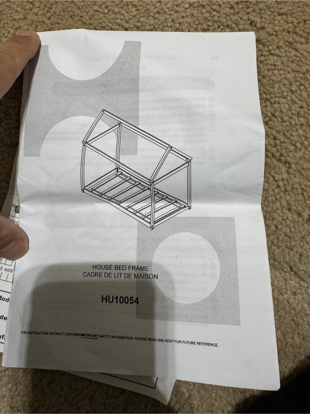 House Bed with Mattress (DISASSEMBLED) - photo 3