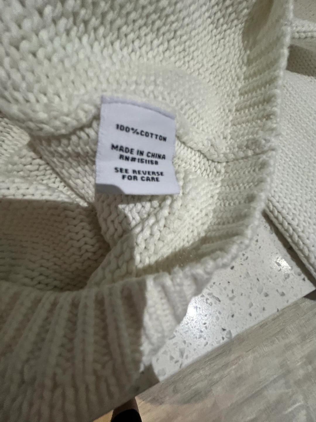 White LOVE sweater - photo 4