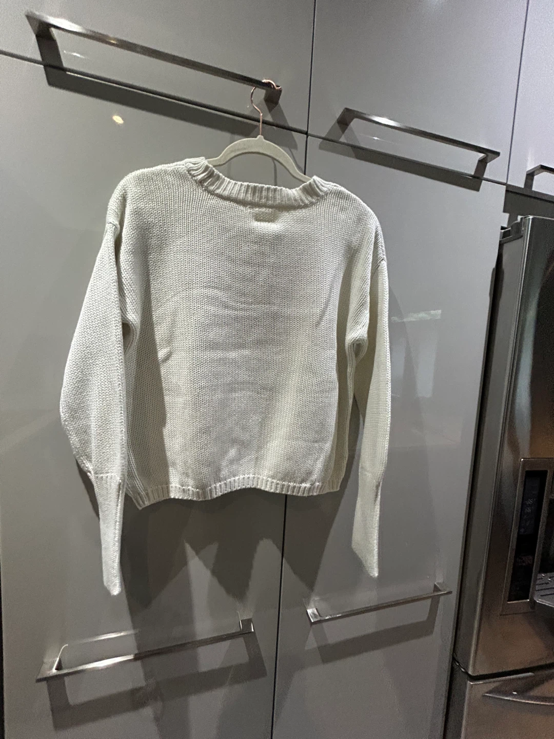 White LOVE sweater - photo 3