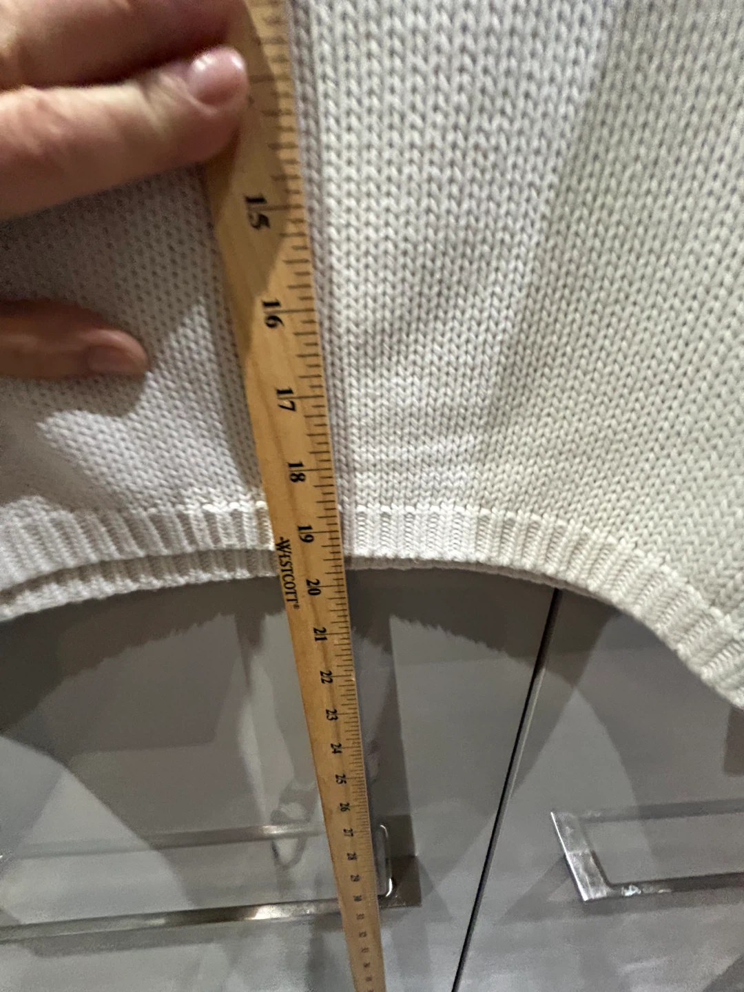 White LOVE sweater - photo 5