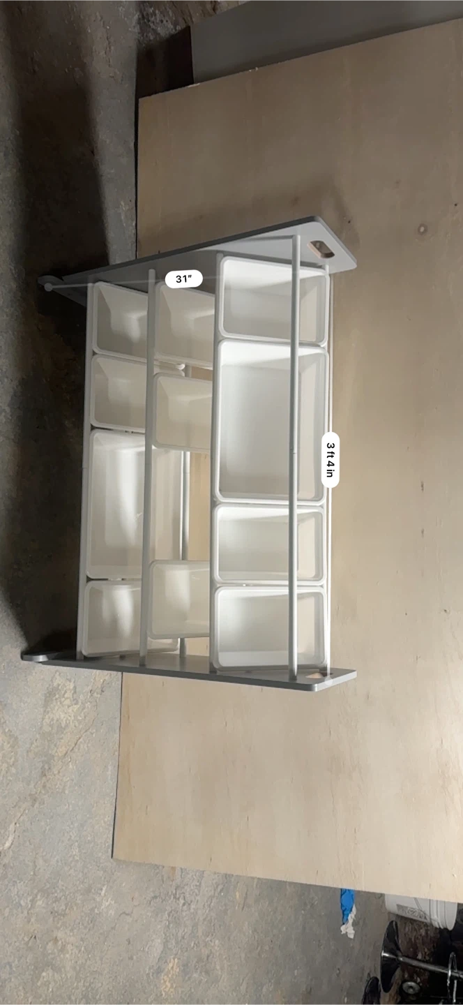 Toy Organizer Shelf with Bins