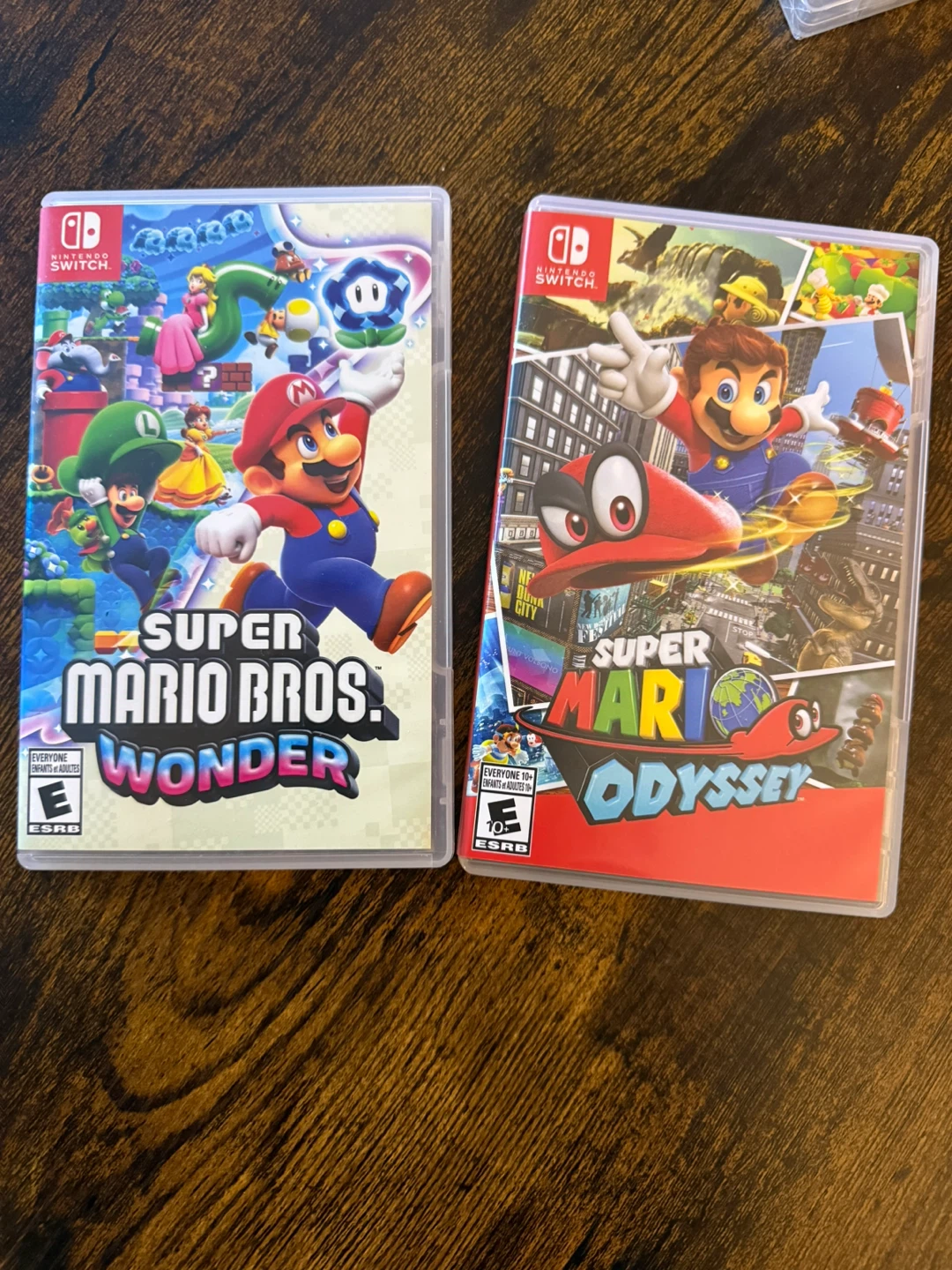Nintendo Switch Super Mario Wonder & Super Mario Odyssey Games