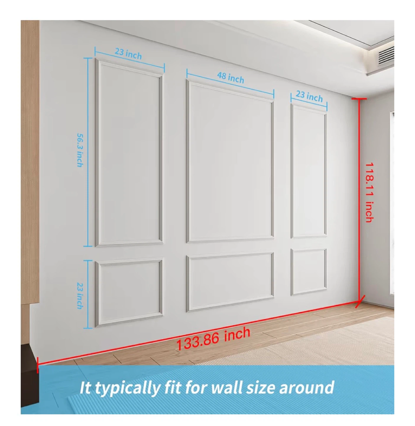 Pre-Cut Wall Molding Set - photo 2