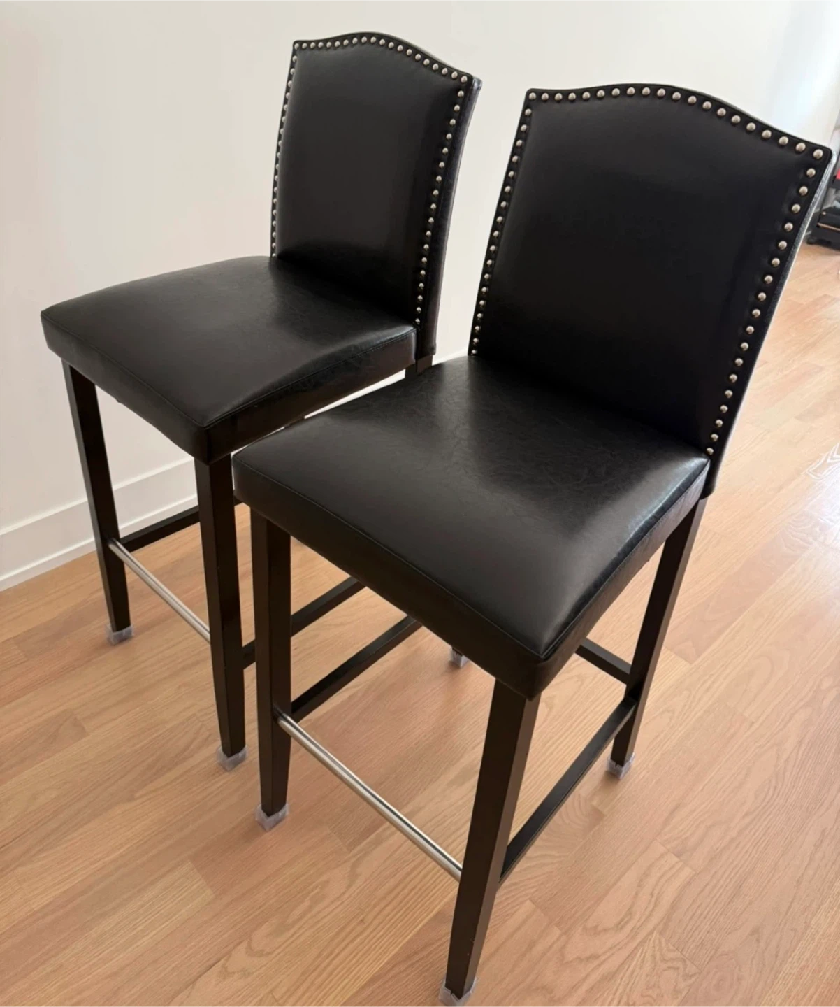 Moving Sale - 2 Leather Bar Stools
