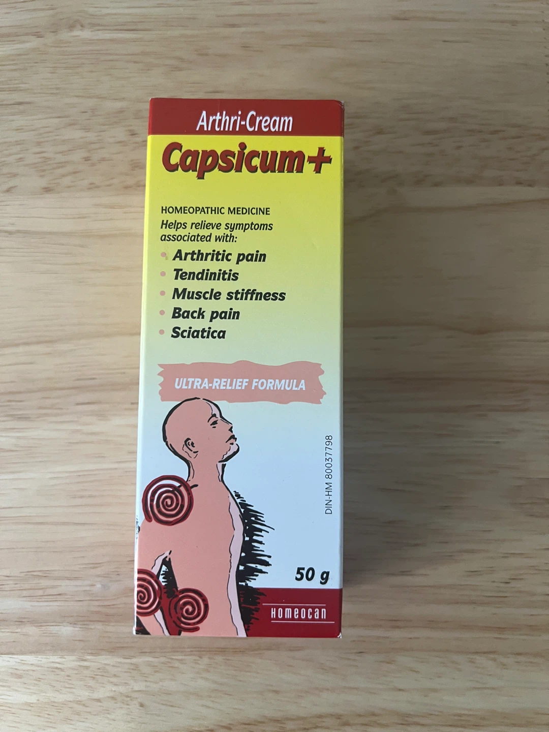 Arthro-Cream Capsicum+ Homeopathic Medicine 50g