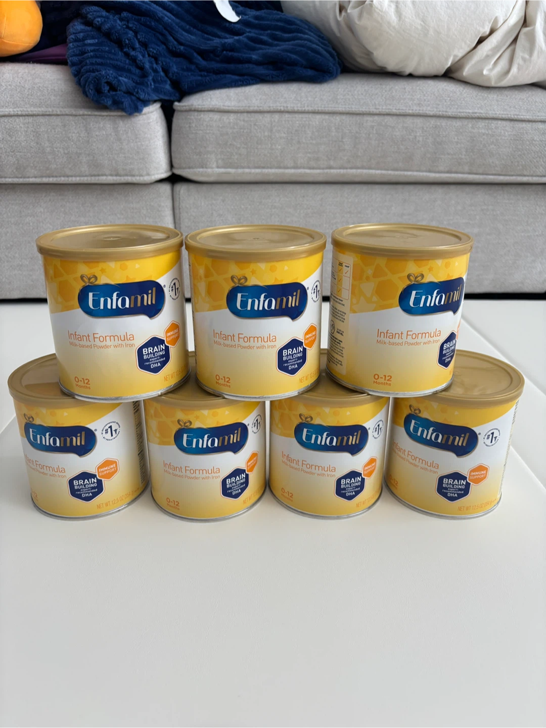 New Enfamil Infant Formula -(7 Cans)