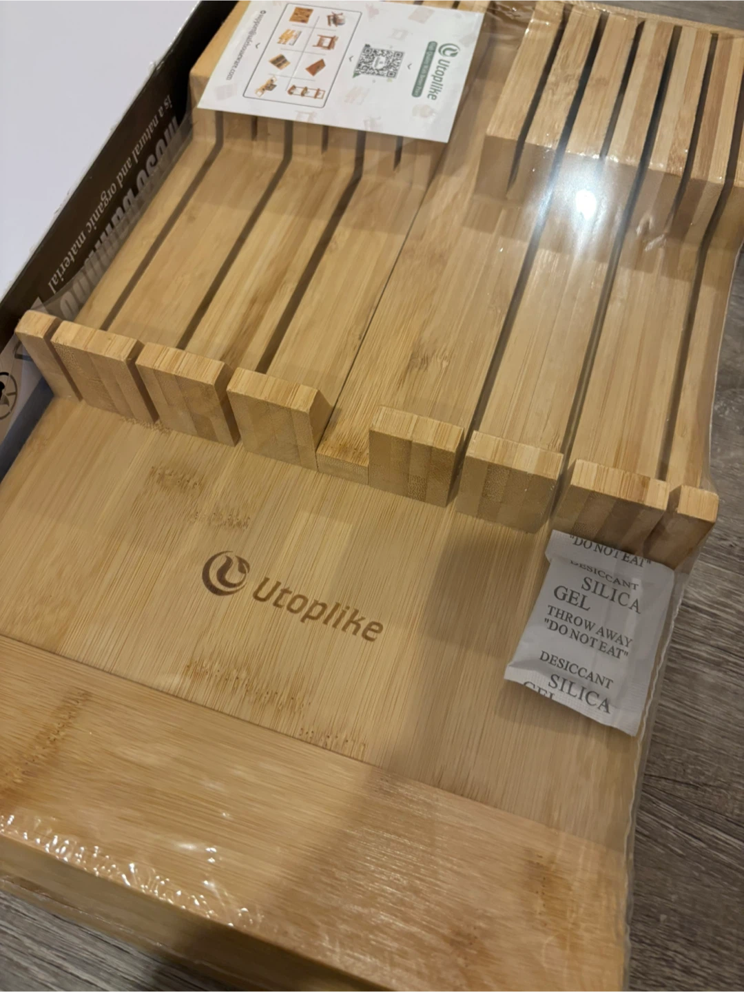 New Knife Block 12N Bamboo 🏆 - photo 3