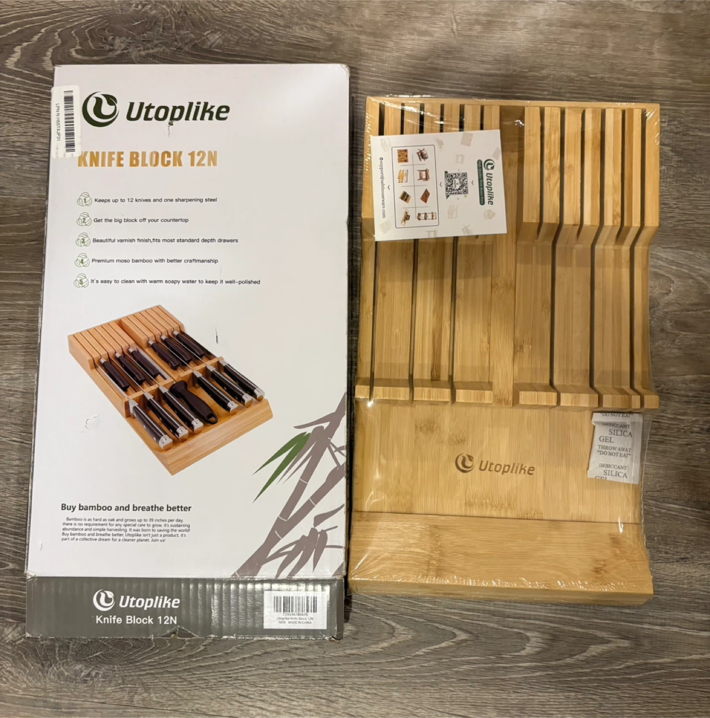 New Knife Block 12N Bamboo 🏆