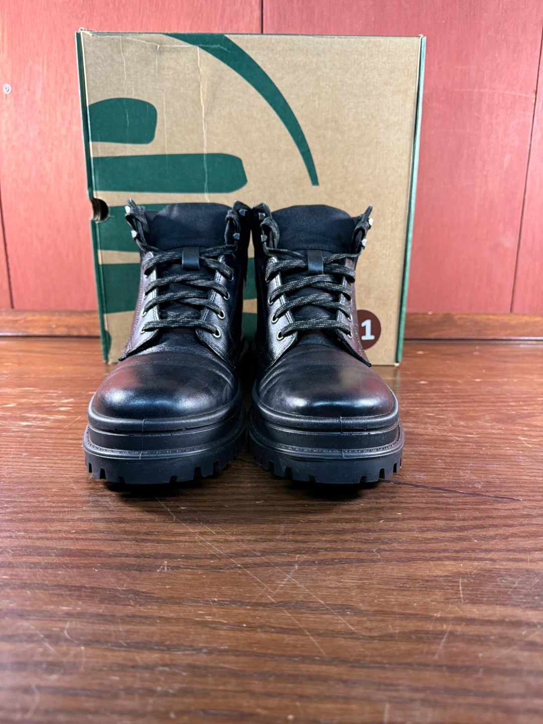 Kamik men's black leather winter boots Size US 11 - photo 4