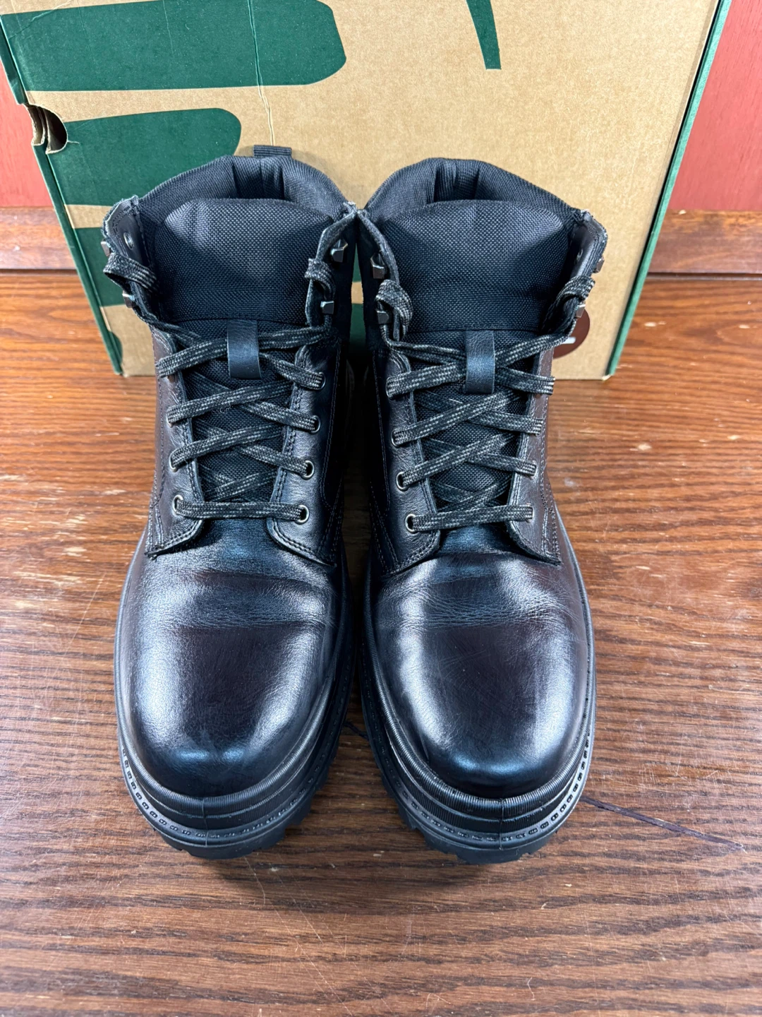 Kamik men's black leather winter boots Size US 11 - photo 5