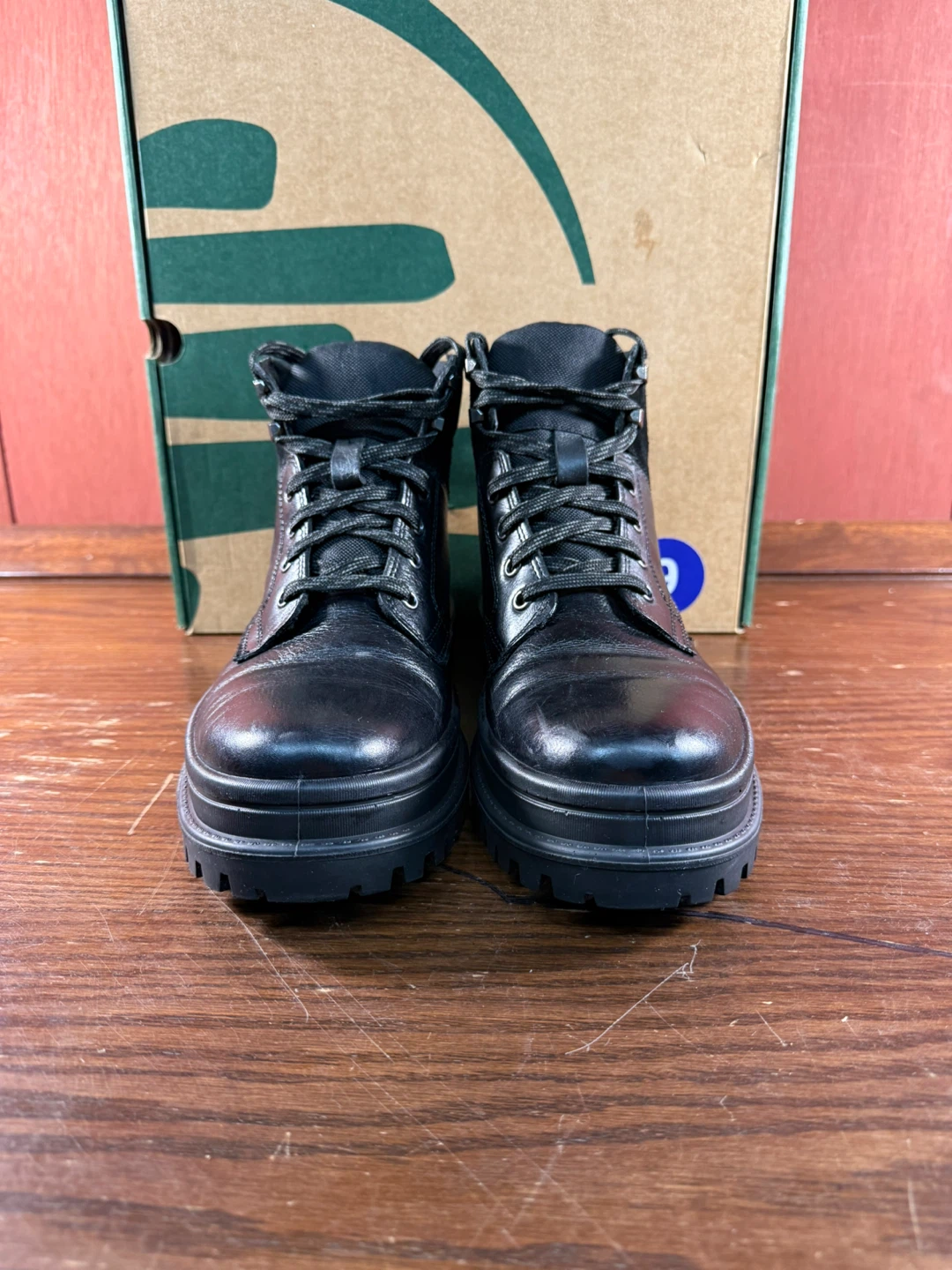 Kamik men's black leather winter boots Size US 9 - photo 4